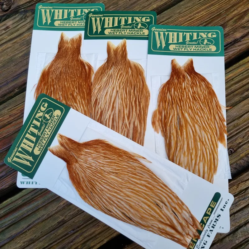Whiting Hebert Miner Hen Cape in Medium Ginger-1